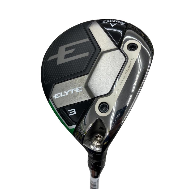 【中古】 キャロウェイ ELYTE  3W フェアウェイウッド FW VENTUS GREEN 50 for CW(ELYTE FW) (フレックスSR) メンズ 成人男性用 右利き 右用 C序列付ける ゴルフ野球クラブ