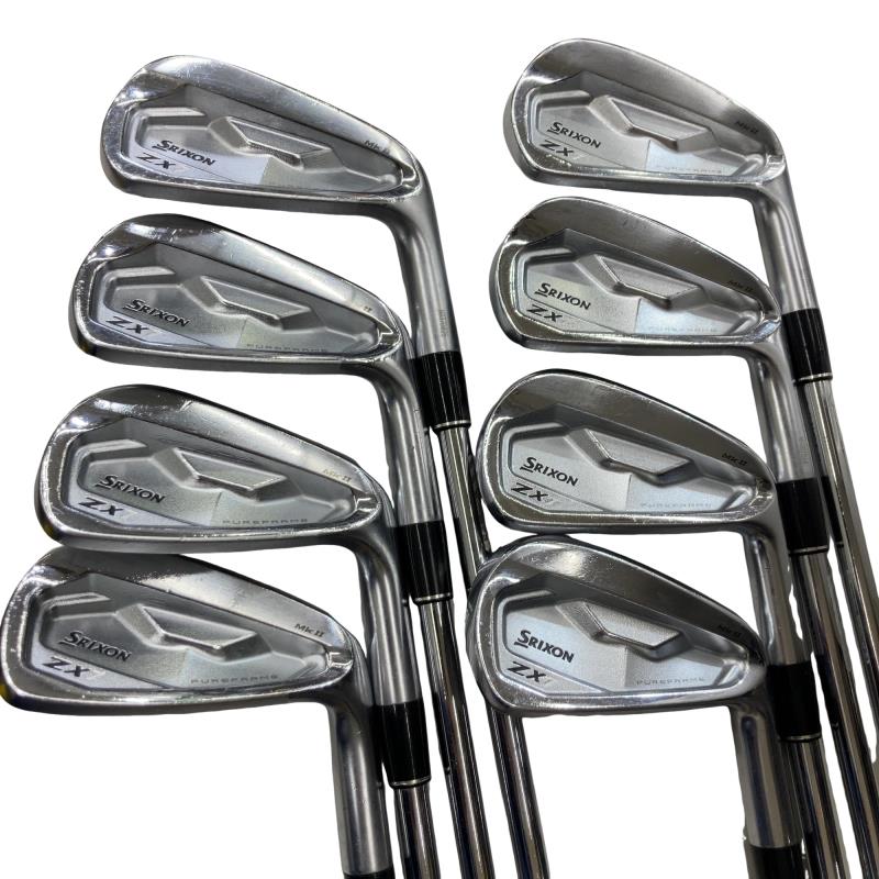 【中古】 ダンロップ SRIXON ZX7 Mk II  8S アイアン仕掛ける IR Dynamic Gold D.S.T (フレックスS) メンズ 成人男性用 右利き 右用 C位置付ける ゴルフ野球クラブ スポーツ・アウトドア-ゴルフ