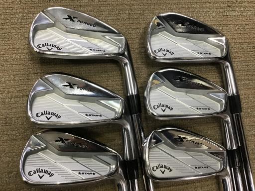 【中古】 キャロウェイ X FORGED STAR 6S アイアン仕掛ける IR NS PRO 950GH neo (フレックスS) メンズ 成人男性用 右利き 右用 D序列付ける ゴルフ野球クラブ