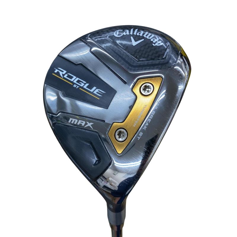 【中古】 キャロウェイ ROGUE ST MAX 3W フェアウェイウッド FW 純正特注シャフト (フレックスS) メンズ 男性用 右利き 右用 Cランク ゴルフクラブ