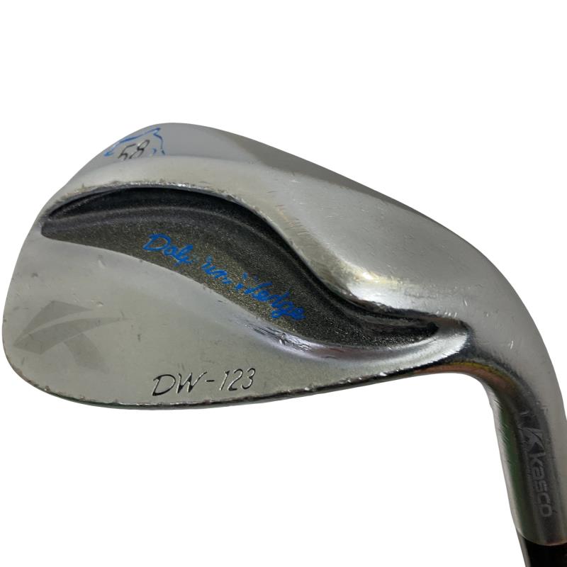 【中古】 キャスコ Dolphin Wedge DW-123 シルバー 58° レディース ウェッジ WG Dolphin DP-231 (フレックスL) レディース 女性用 右利き 右用 Dランク ゴルフクラブ