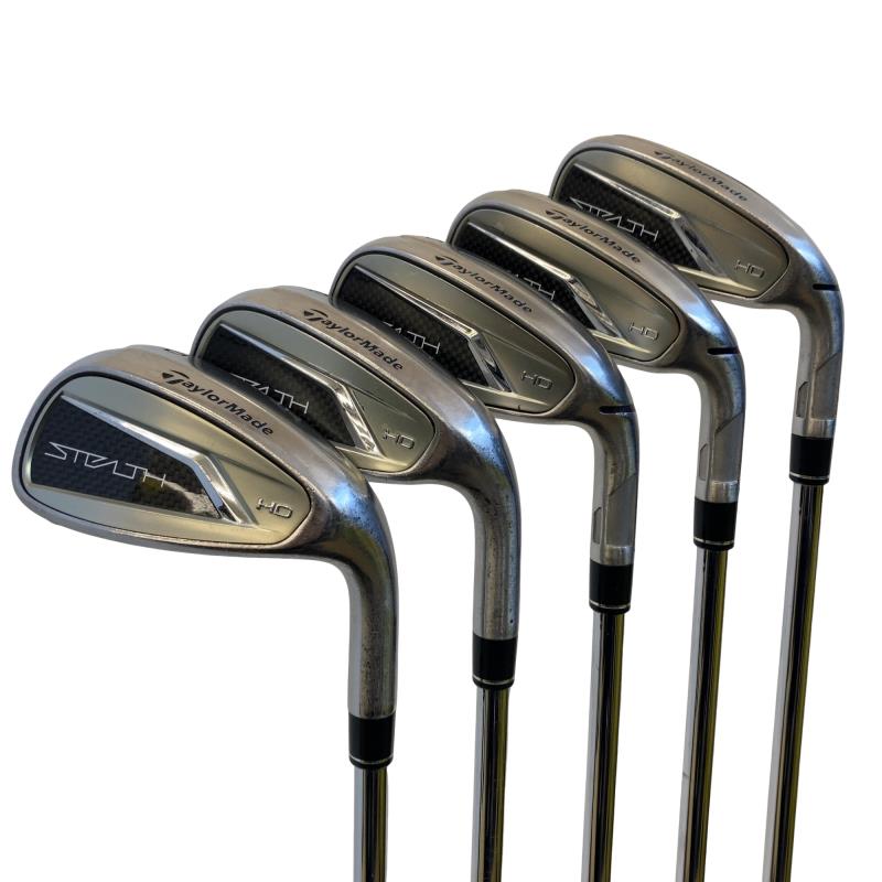 【中古】 テーラーメイド STEALTH HD(2023) 5S アイアンセット IR KBS MAX MT80 JP (フレックスS) メンズ 男性用 右利き 右用 Dランク ゴルフクラブ