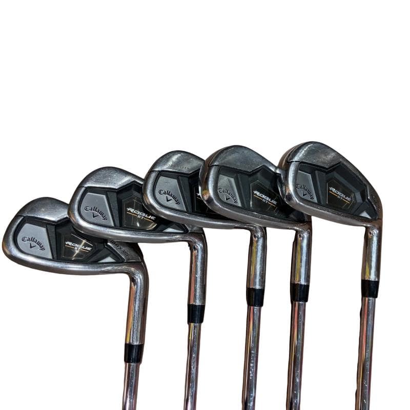 【中古】 キャロウェイ ROGUE ST MAX OS 5S アイアンセット IR Dynamic Gold 95 (フレックスS) メンズ 男性用 右利き 右用 Cランク ゴルフクラブ