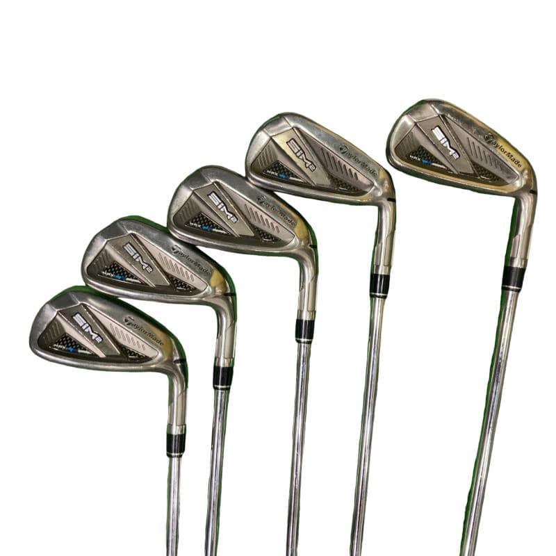 【中古】 テーラーメイド SIM2 MAX 5S アイアンセット IR KBS MAX MT85 JP (フレックスR) メンズ 男性用 右利き 右用 Cランク ゴルフクラブ|ゴルフパートナー 中古クラブ店