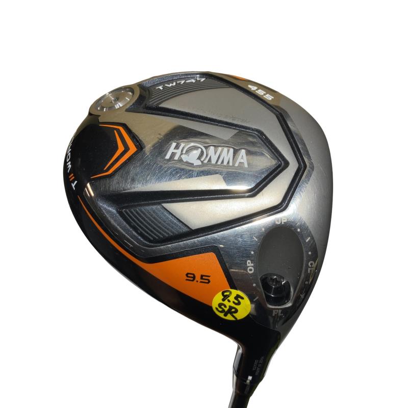 【中古】 本間ゴルフ TOUR WORLD TW747 455  9.5° １番ウッド DR VIZARD for 747 50(１番ウッド) (フレックスSR) メンズ 成人男性用 右利き 右用 C序列付ける ゴルフ野球クラブ