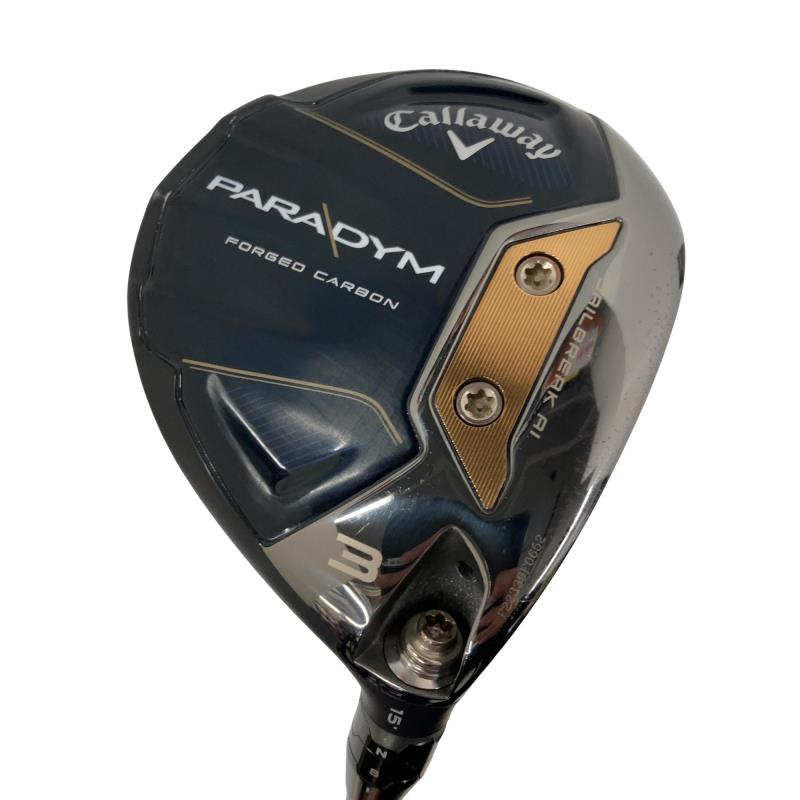 【中古】 キャロウェイ PARADYM  3W フェアウェイウッド FW 純正特注シャフト (フレックスS) メンズ 男性用 右利き 右用 Cランク ゴルフクラブ