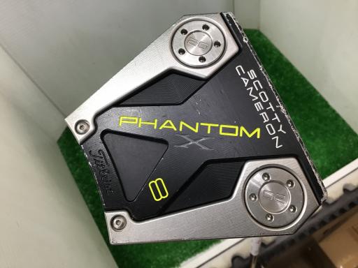 【中古】 タイトリスト SCOTTY CAMERON PHANTOM X 8 33in パター PT スチール写真 (フレックス余分の物) メンズ 成人男性用 右利き 右用 D位置付ける ゴルフ野球クラブ ゴルフ-スポーツ・アウトドア