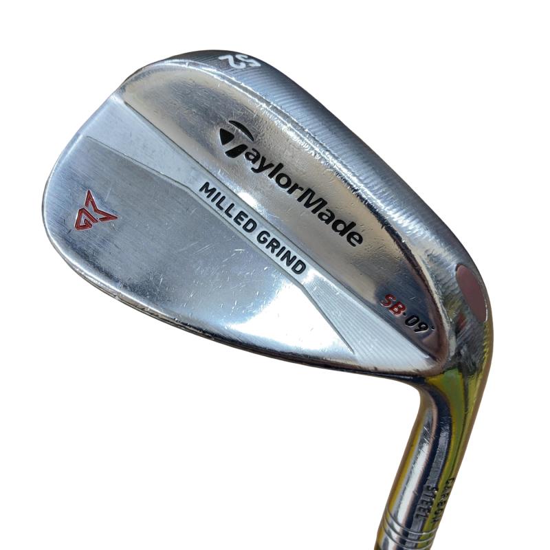 【中古】 仕立て屋お手伝いさん Taylor Made MILLED GRIND 52°/09° ウェッジ WG Dynamic Gold (フレックスS) メンズ 成人男性用 右利き 右用 D位置づける ゴルフ野球クラブ