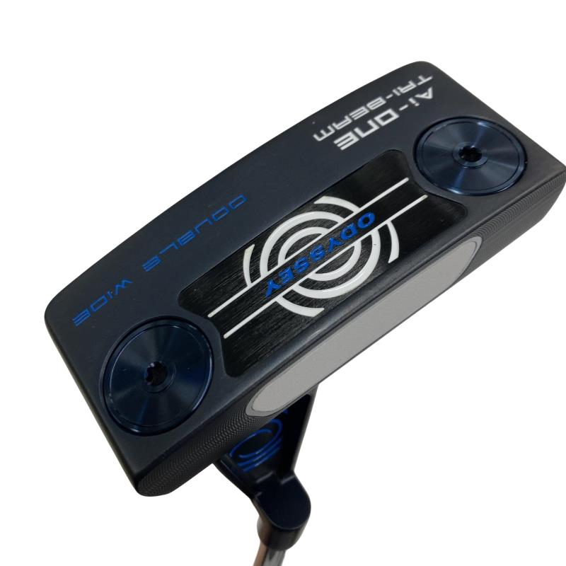 【中古】 オデッセイ Ai-ONE TRI-BEAM DOUBLE WIDE CH 33in パター PT STROKE LAB 90 スチール写真 (フレックス余分の物) メンズ 成人男性用 右利き 右用 D序列付ける ゴルフ野球クラブ
