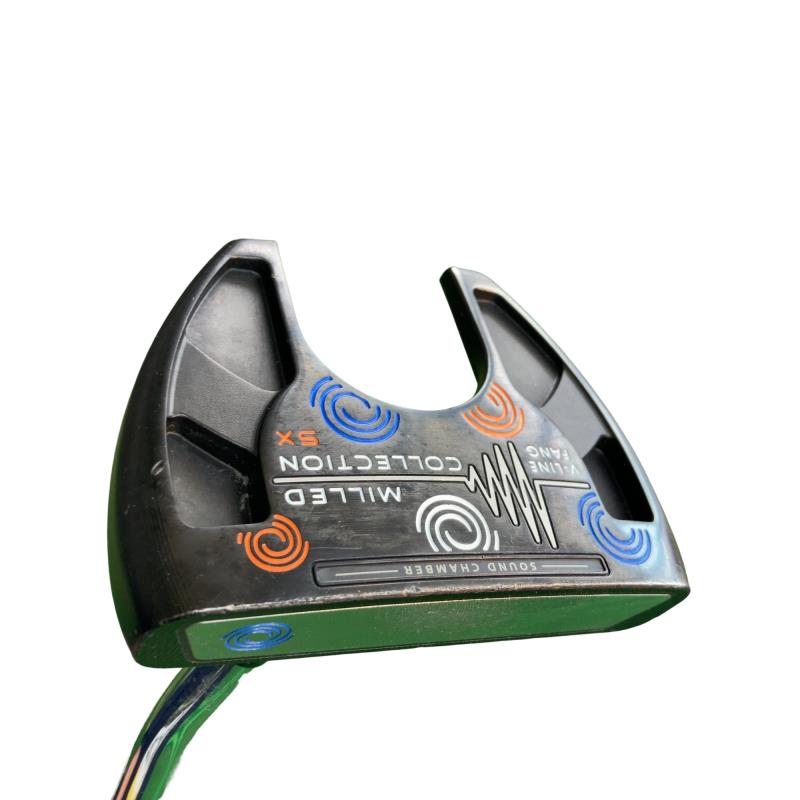 【中古】 オデッセイ MILLED COLLECTION SX V-LINE FANG 34in パター PT スチール写真 (フレックス余分の物) メンズ 成人男性用 右利き 右用 C序列付ける ゴルフ野球クラブ スポーツ・アウトドア-クラブ-メンズクラブ