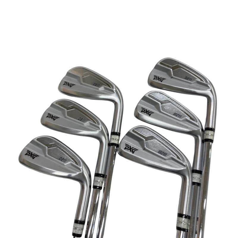 【中古】 PXG PXG 0211(2021)  6S アイアン書き割り IR 純然たる特注矢がら (フレックスS) メンズ 成人男性用 右利き 右用 C位置づける ゴルフ野球クラブ