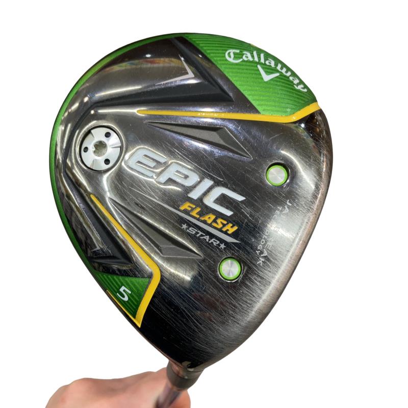 【中古】 キャロウェイ EPIC FLASH STAR 5W フェアウェイウッド FW Speeder EVOLUTION V FW 50 (フレックスS) メンズ 男性用 右利き 右用 Cランク ゴルフクラブ