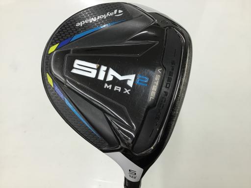 【中古】 テーラーメイド SIM2 MAX 5W フェアウェイウッド FW Speeder 661 EVOLUTION VII (フレックスS) メンズ 男性用 右利き 右用 Cランク ゴルフクラブ