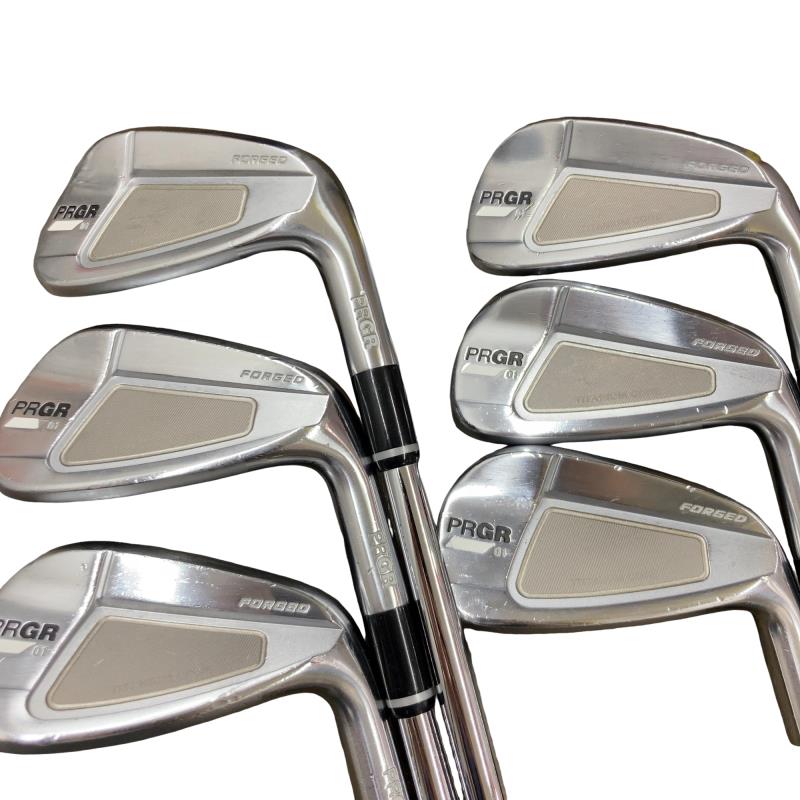 【中古】 労働者階級歯車 PRGR 01 6S アイアン仕掛ける IR 完全無欠特注立て坑 (フレックスS) メンズ 成人男性用 右利き 右用 C序列付ける ゴルフ野球クラブ