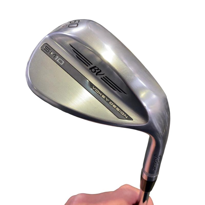 【中古】 タイトリスト VOKEY SPIN MILLED SM10 ツアークロム 60°/12°D ウェッジ WG 純正特注シャフト (フレックスS) メンズ 男性用 右利き 右用 Cランク ゴルフクラブ