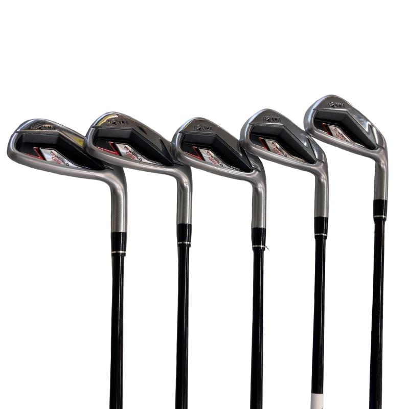 【中古】 本間ゴルフ TOUR WORLD GS 5S アイアンセット IR SPEED TUNED 48(IR) (フレックスR) メンズ 男性用 右利き 右用 Cランク ゴルフクラブ 28,731円