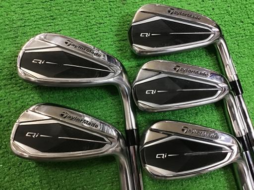 【中古】 テーラーメイド Qi 5S アイアンセット IR NS PRO 820GH (フレックスR) メンズ 男性用 右利き 右用 Cランク ゴルフクラブ