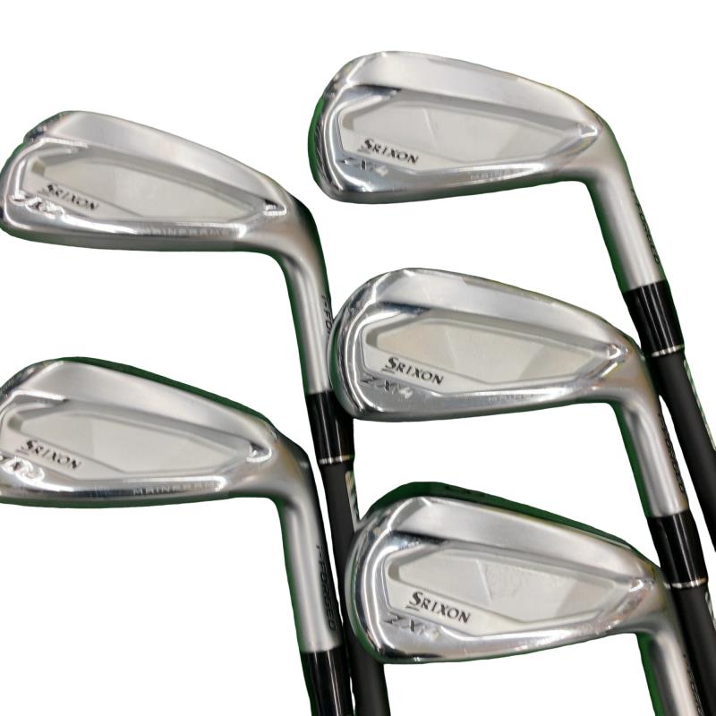 【中古】 ダンロップ SRIXON ZXi4 5S アイアンセット IR 純正特注シャフト (フレックスS) メンズ 男性用 右利き 右用 Cランク ゴルフクラブ
