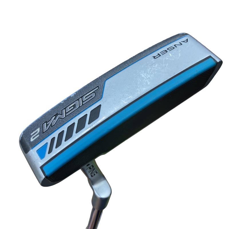 【中古】 ピン SIGMA 2 ANSER プラチナム 33インチ(PP60) パター PT スチール (フレックスその他) メンズ 男性用 右利き 右用 Cランク ゴルフクラブ|ゴルフパートナー 中古クラブ店