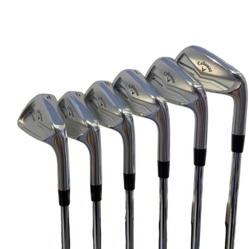 【中古】 キャロウェイ X FORGED(2024) 6S アイアンセット IR NS PRO MODUS3 TOUR105 (フレックスS) メンズ 男性用 右利き 右用 Cランク ゴルフクラブ