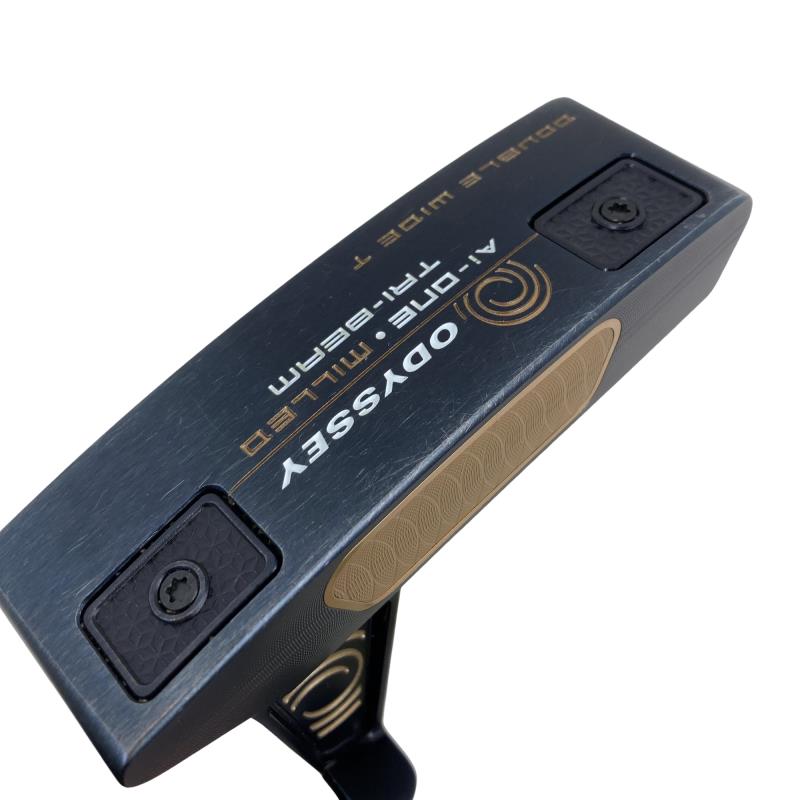 【中古】 オデッセイ Ai-ONE・MILLED TRI-BEAM DOUBLE WIDE T CH 34インチ パター PT STROKE LAB 90 スチール (フレックスその他) メンズ 男性用 右利き 右用 Cランク ゴルフクラブ