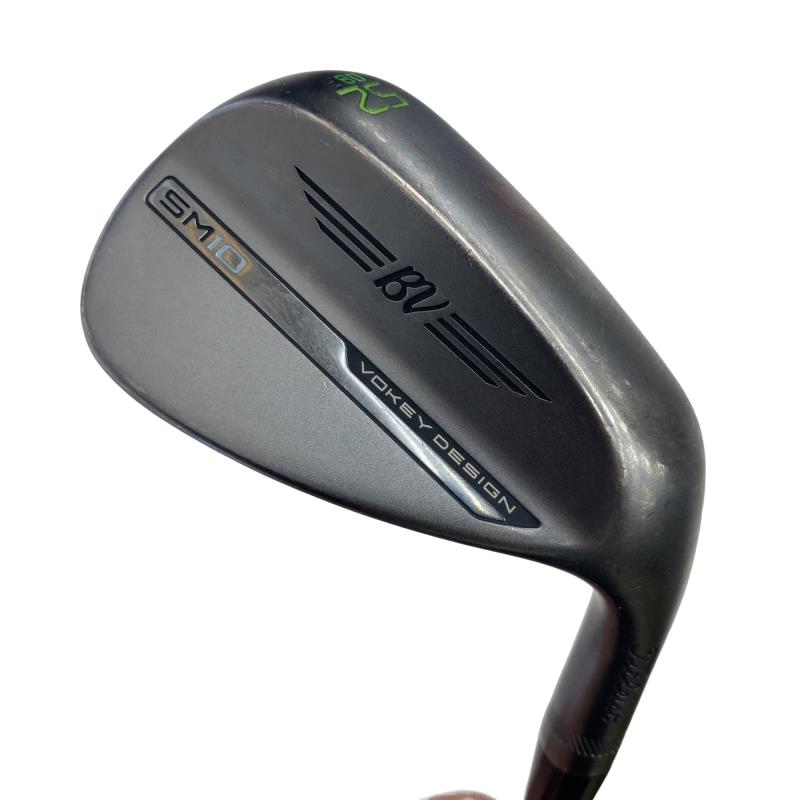 【中古】 タイトリスト VOKEY SPIN MILLED SM10 ジェット機黒いこと 52°/08°F USA ウェッジ WG 純然たる特注矢がら (フレックスS) メンズ 成人男性用 右利き 右用 C位置づける ゴルフ野球クラブ