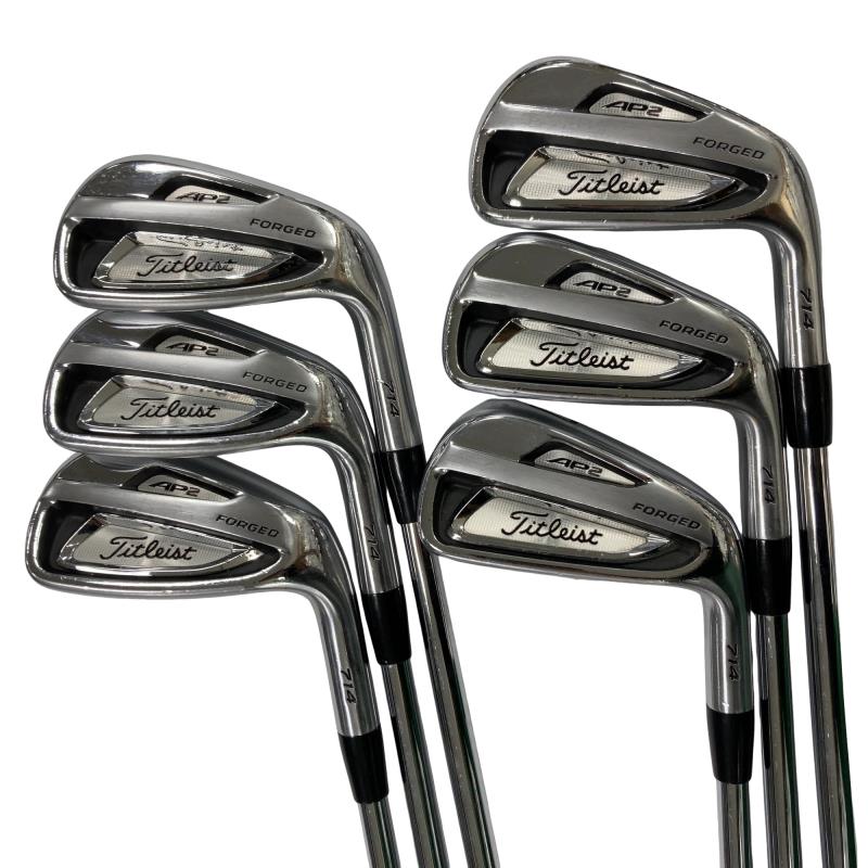【中古】 タイトリスト Titleist AP2 714 6S アイアンセット IR Dynamic Gold (フレックスS) メンズ 男性用 右利き 右用 Cランク ゴルフクラブ