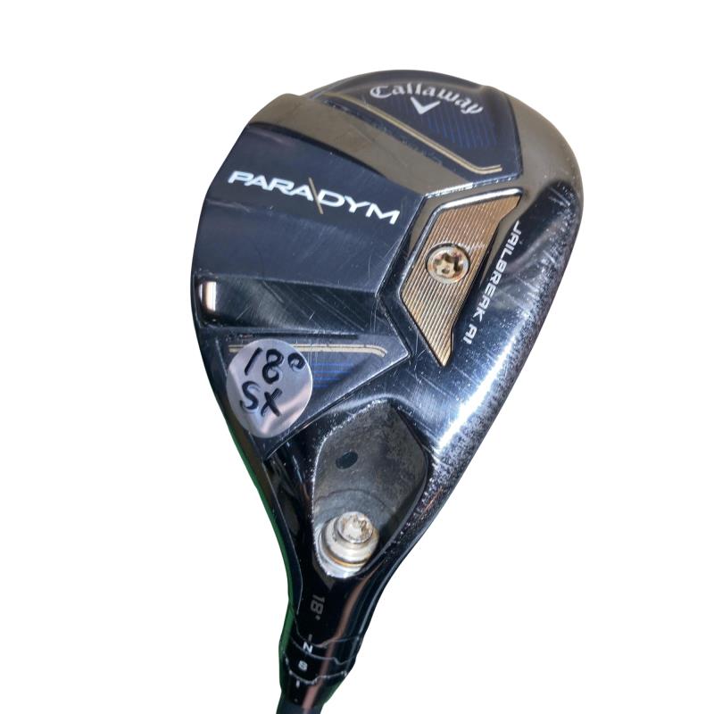 【中古】 キャロウェイ PARADYM 18° ユーティリティ UT リシャフト (フレックスその他) メンズ 男性用 右利き 右用 Cランク ゴルフクラブ