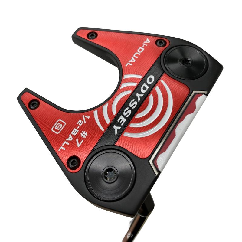 【中古】 オデッセイ Ai-DUAL #7 1/2-BALL S 34in パター PT STROKE LAB 90 スチール写真 (フレックス余分の物) メンズ 成人男性用 右利き 右用 B価値づける ゴルフ野球クラブ