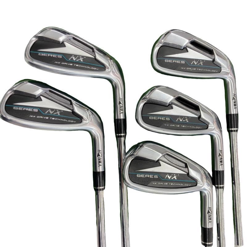 【中古】 本間ゴルフ BERES NX 5S アイアンセット IR NS PRO 850GH neo (フレックスS) メンズ 男性用 右利き 右用 Bランク ゴルフクラブ