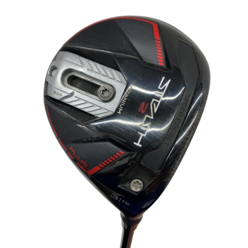 【中古】 テーラーメイド STEALTH2 PLUS 3W フェアウェイウッド FW Tour AD CQ-6 (フレックスS) メンズ 男性用 右利き 右用 Cランク ゴルフクラブ