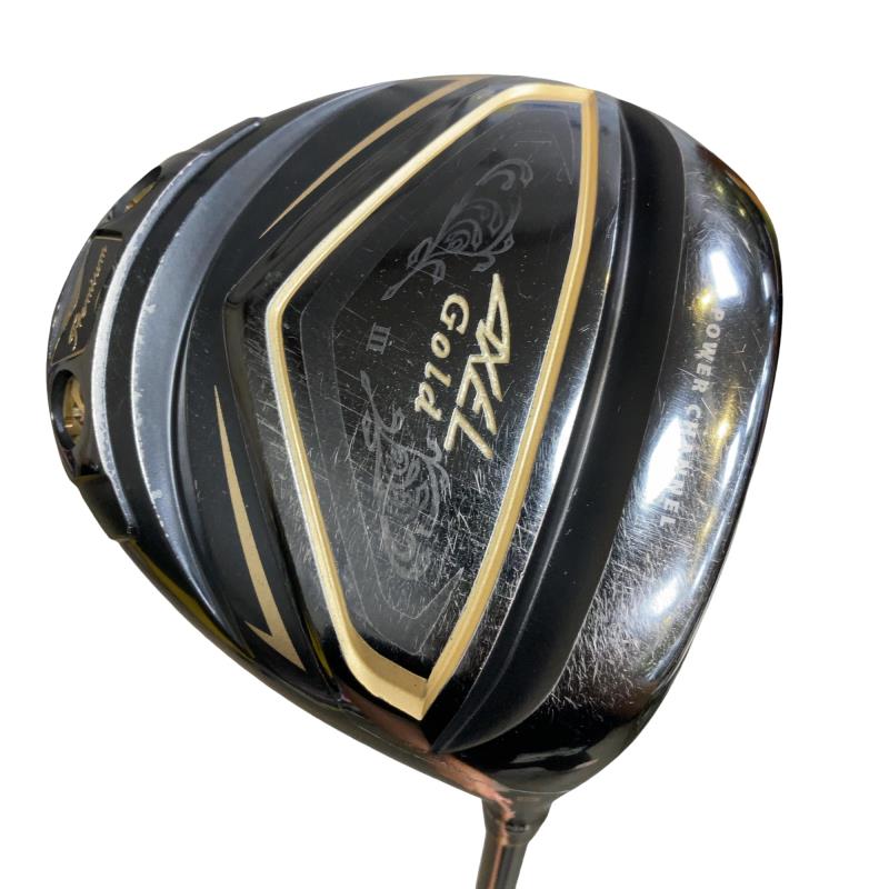 【中古】 つるや AXEL Gold Premium III 10.5° ドライバー DR AXEL Gold Premium III(ドライバー) (フレックスS) メンズ 男性用 右利き 右用 Cランク ゴルフクラブ|ゴルフパートナー 中古クラブ店