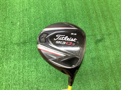 【中古】 タイトリスト 913 D3 9.5° ドライバー DR Tour AD MT-6 (フレックスS) メンズ 男性用 右利き 右用 Cランク ゴルフクラブ