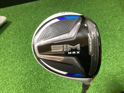 【中古】 テーラーメイド SIM MAX 3W フェアウェイウッド FW TENSEI BLUE TM50(FW) (フレックスS) メンズ 男性用 右利き 右用 Cランク ゴルフクラブ