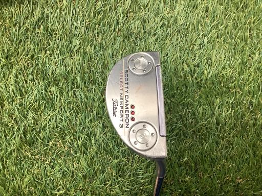 【中古】 タイトリスト SCOTTY CAMERON select NEWPORT 3(2018) 1st/500 34インチ パター PT スチール (フレックスその他) メンズ 男性用 右利き 右用 Cランク ゴルフクラブ