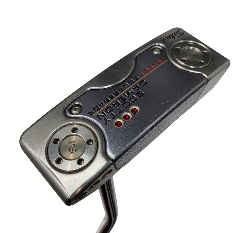 【中古】 タイトリスト SCOTTY CAMERON select SQUAREBACK(2018) 34in パター PT スチール写真 (フレックス余分の物) メンズ 成人男性用 右利き 右用 C価値づける ゴルフ野球クラブ