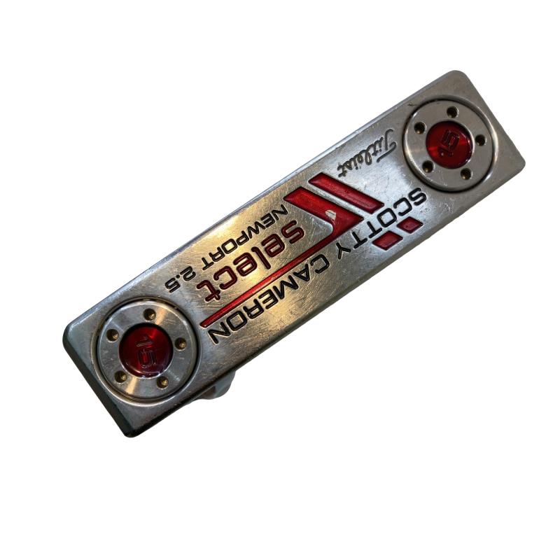 【中古】 タイトリスト SCOTTY CAMERON select NEWPORT 2.5(2014) 34in パター PT スチール写真 (フレックス余分の物) メンズ 成人男性用 右利き 右用 C位置付ける ゴルフ野球クラブ パター-ゴルフ
