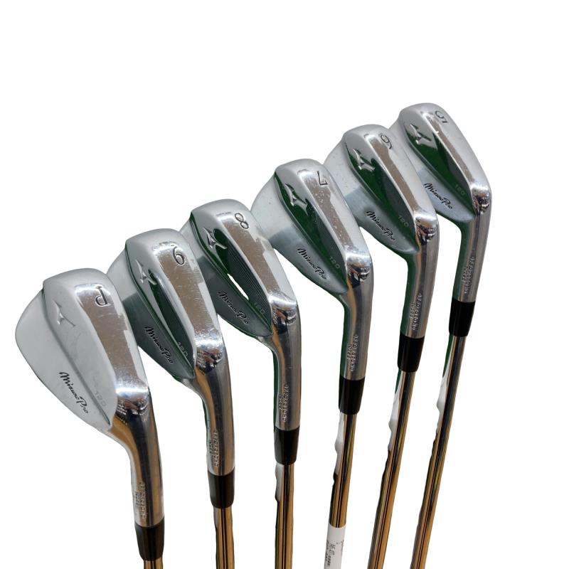 【中古】 ミズノ Mizuno Pro 120 6S アイアンセット IR 純正特注シャフト (フレックスS) メンズ 男性用 右利き 右用 Cランク ゴルフクラブ