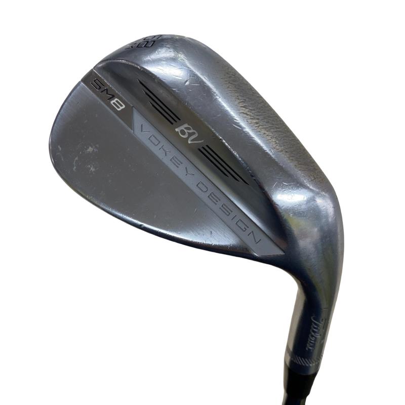 【中古】 タイトリスト VOKEY SPIN MILLED SM8 周遊旅行Cr 58°/08°M ウェッジ WG Dynamic Gold (フレックスS) メンズ 成人男性用 右利き 右用 C価値づける ゴルフ野球クラブ