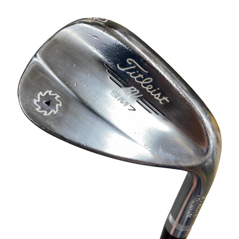 【中古】 タイトリスト VOKEY SPIN MILLED SM7 ツアークロム 52°/12°F ウェッジ WG NS PRO MODUS3 TOUR120 (フレックスS) メンズ 男性用 右利き 右用 Cランク ゴルフクラブ