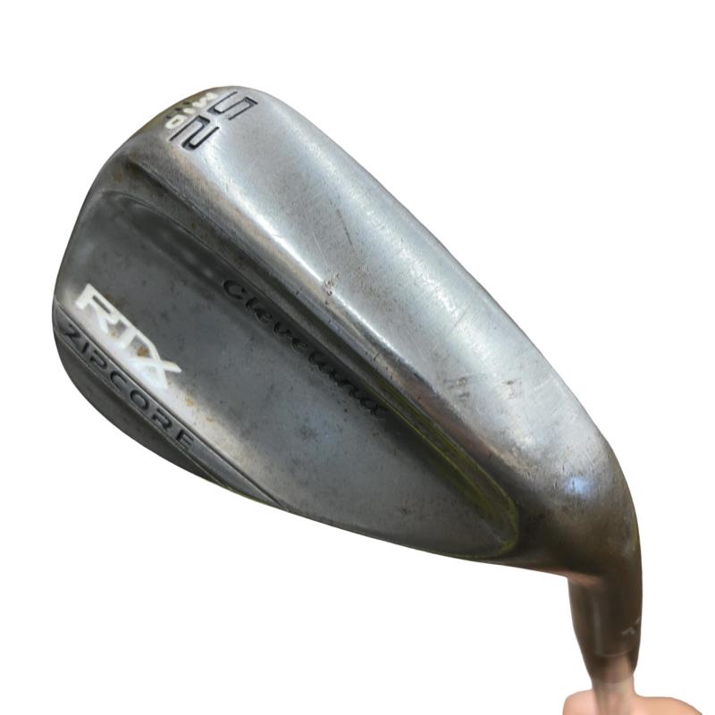 【中古】 クリーブランド Cleveland RTX ZIPCORE 周遊旅行仕合わせ(否メッキ) 52°/10° MID ウェッジ WG Dynamic Gold (フレックスS) メンズ 成人男性用 右利き 右用 D序列付ける ゴルフ野球クラブ
