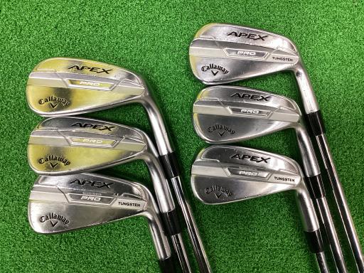 【中古】 キャロウェイ APEX PRO(2021) 6S アイアンセット IR NS PRO MODUS3 TOUR105 (フレックスS) メンズ 男性用 右利き 右用 Cランク ゴルフクラブ 36,886円