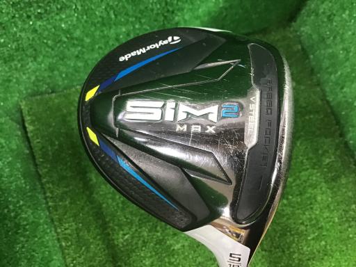 【中古】 テーラーメイド SIM2 MAX 5W フェアウェイウッド FW TENSEI BLUE TM50(SIM2 FW) (フレックスR) メンズ 男性用 右利き 右用 Cランク ゴルフクラブ