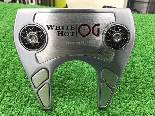 【中古】 オデッセイ WHITE HOT OG #7 33インチ パター PT STROKE LAB (フレックスその他) メンズ 男性用 右利き 右用 Cランク ゴルフクラブ
