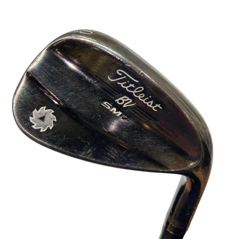 【中古】 タイトリスト VOKEY SPIN MILLED SM7 ジェットブラック 50°/12°F ウェッジ WG 純正特注シャフト (フレックスX) メンズ 男性用 右利き 右用 Cランク ゴルフクラブ