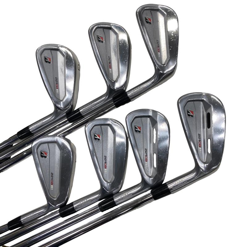 【中古】 ブリヂストン BRIDGESTONE 221CB 7S アイアン仕掛ける IR 完全無欠特注立て坑 (フレックスX) メンズ 成人男性用 右利き 右用 D価値づける ゴルフ野球クラブ