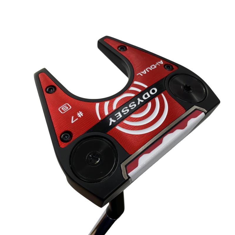 【中古】 オデッセイ Ai-DUAL #7 S 34インチ パター PT STROKE LAB 90 スチール (フレックスその他) メンズ 男性用 右利き 右用 Bランク ゴルフクラブ
