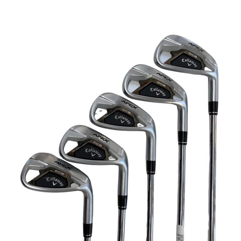 【中古】 キャロウェイ APEX DCB(2021) 6S アイアンセット IR NS PRO ZELOS 7 (フレックスS) メンズ 男性用 右利き 右用 Cランク ゴルフクラブ