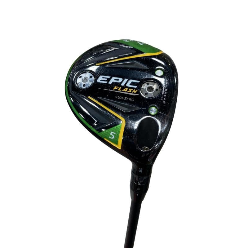 【中古】 キャロウェイ EPIC FLASH SUBZERO 5W フェアウェイウッド FW Tour AD SZ(フェアウェイ) (フレックスS) メンズ 男性用 右利き 右用 Cランク ゴルフクラブ