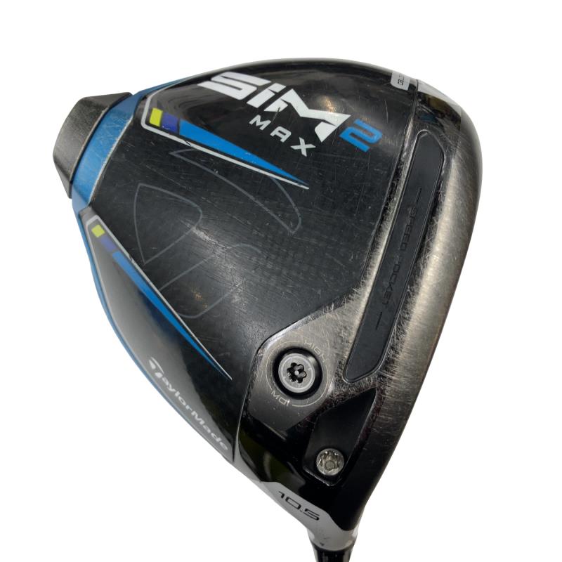 【中古】 テーラーメイド SIM2 MAX 10.5° ドライバー DR 純正特注シャフト (フレックスS) メンズ 男性用 右利き 右用 Cランク ゴルフクラブ